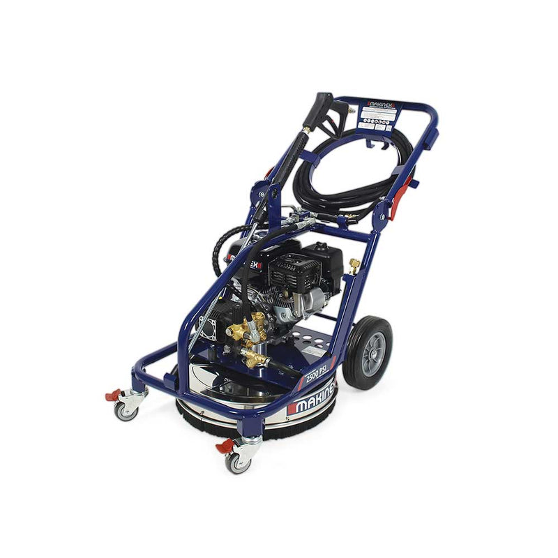 Dual Pressure Washer for Commercial Cleaning | Vanguard 25V3 Engine | 2,500 PSI | Rotary & Pressure Functions | Makinex