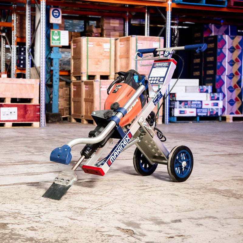 Vac Attach Assembly for Jackhammer Trolley | Dust Control | Concrete Breaking | Makinex