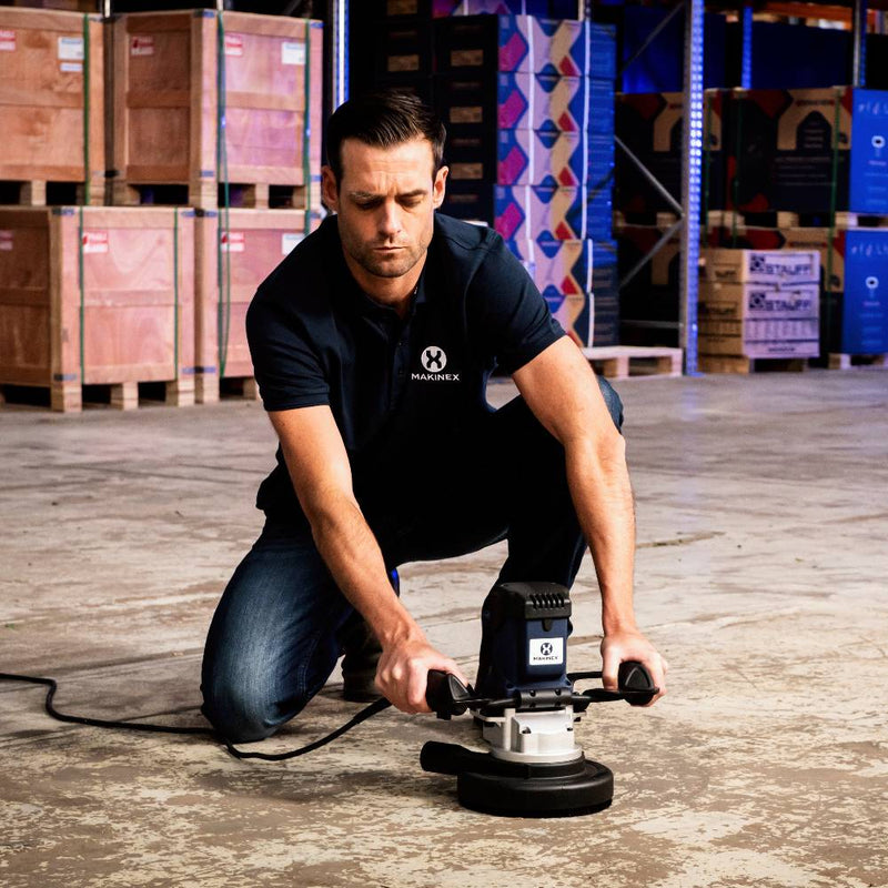 Handheld Concrete Grinder for Power Tools | Variable Speed | 2050W Motor | Precision Control | Makinex