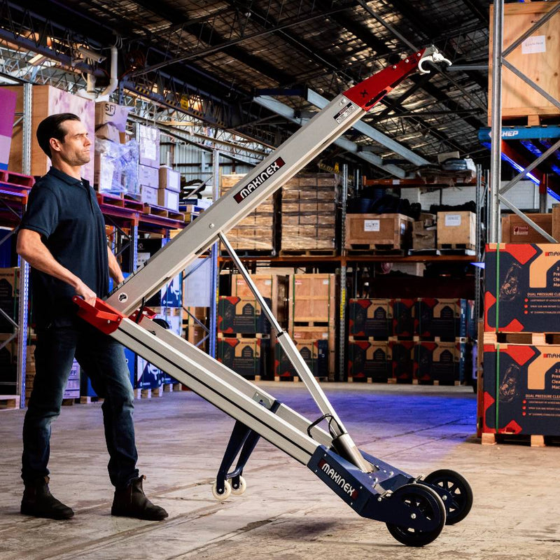 Powered Hand Truck for Material Handling | 309 lb Capacity | 6'2" Lift Height | Battery Powered | Makinex