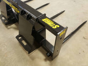 Bale Spears Skid Steer Attachment