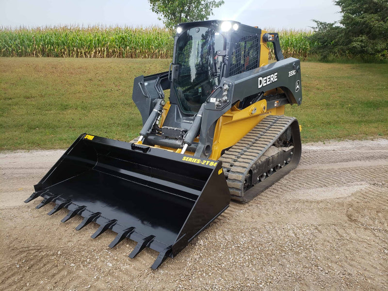 Tooth Bucket Skid Steer Attachment