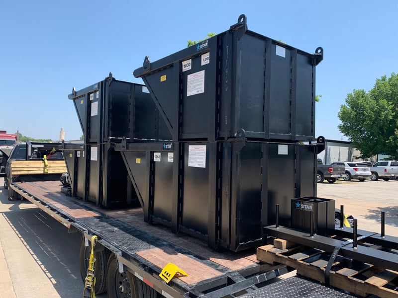 Trash Skip for Crane | Multiple Sizes | Heavy-Capacity | 3/16" Steel | Star Industries