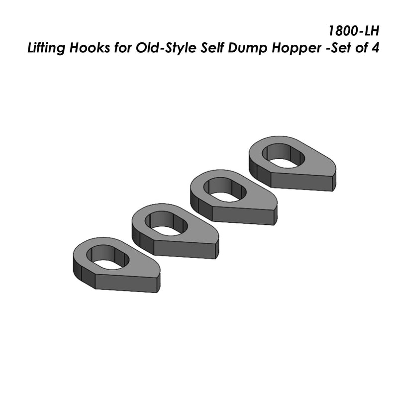 Lifting Hooks for Self-Dump Hoppers | 6,000 lb Capacity | Heavy-Duty Steel | Star Industries