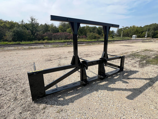 Skid Steer Bale Spear – Series 5XD (BS5-3XD) 3 Bale or (BS5-5XD) 5 Bale Large Round Bale Mover - Image 2