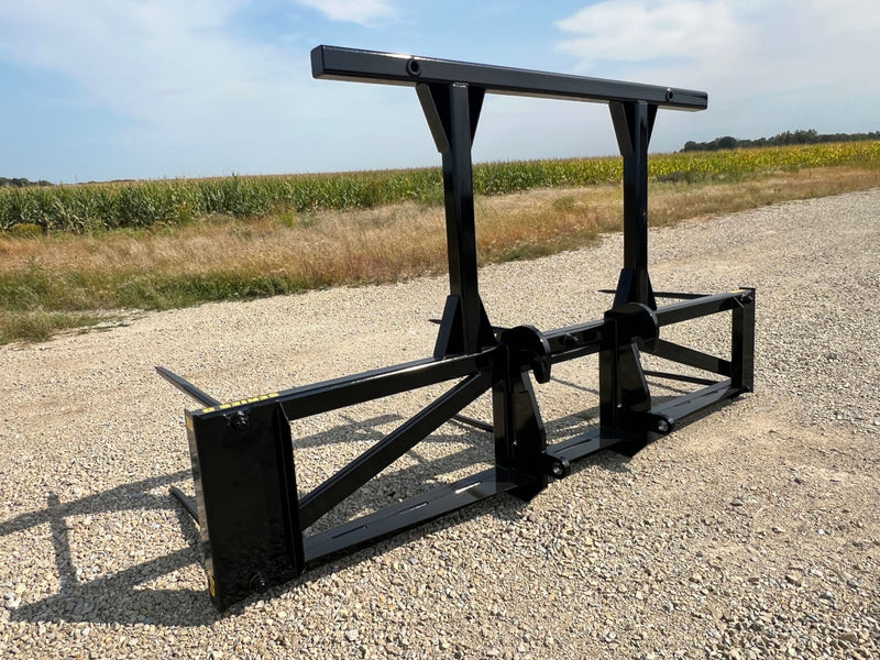 Wheel Loader Bale Spear – Series 5XD (BS5-3XD) 3 Bale or (BS5-5XD) 5 Bale Large Round Bale Mover - Image 7