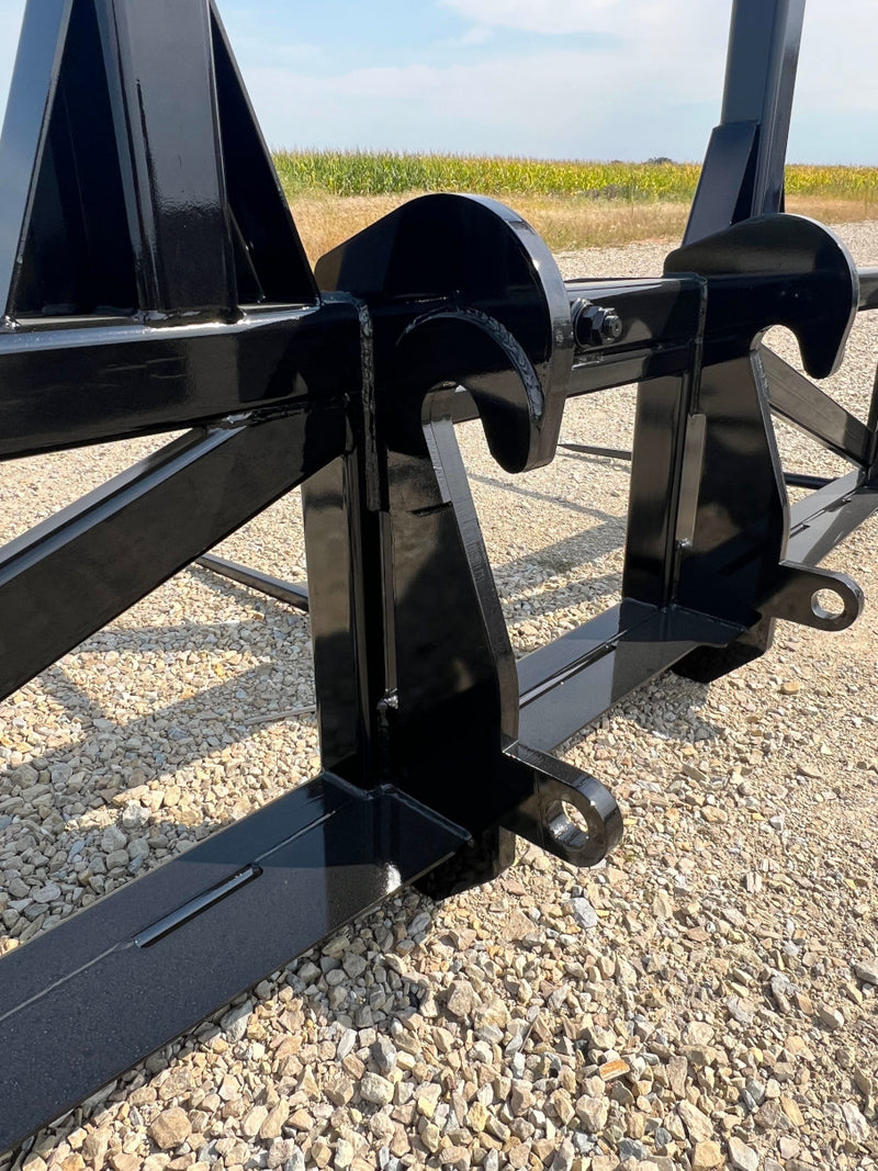 Wheel Loader Bale Spear – Series 5XD (BS5-3XD) 3 Bale or (BS5-5XD) 5 Bale Large Round Bale Mover - Image 8