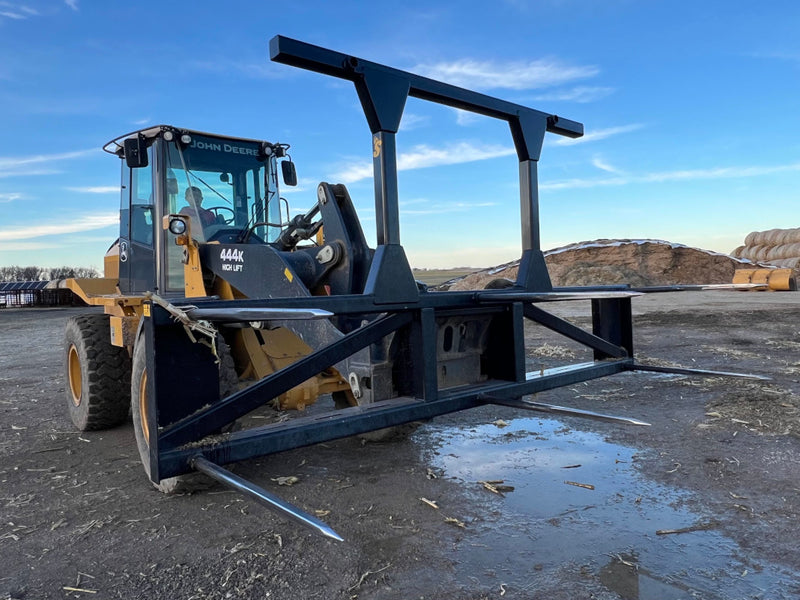 Tractor Bale Spear – Series 5XD (BS5-3XD) 3 Bale or (BS5-5XD) 5 Bale Large Round Bale Mover - Image 9