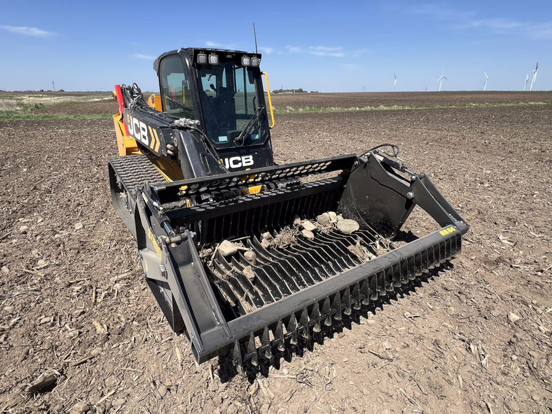 Skid Steer Rock Bucket & Reel Package - Image 3