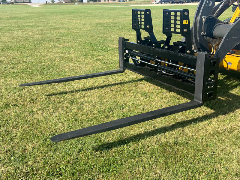 Wheel Loader Class 3 Pallet Forks Attachment | Hydraulic (PF3H-WL) - Image 8