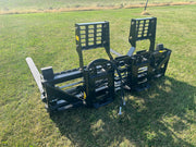 Skid Steer Class 3 Pallet Forks Attachment | Hydraulic (PF3H) - Image 2