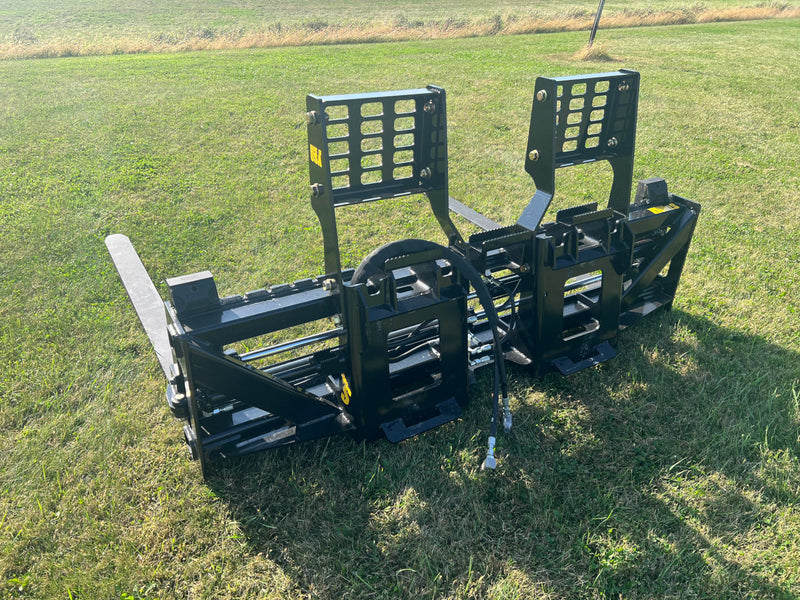 Skid Steer Class 3 Pallet Forks Attachment | Hydraulic (PF3H) - Image 2