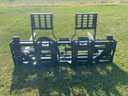 Skid Steer Class 3 Pallet Forks Attachment | Hydraulic (PF3H) - Image 9