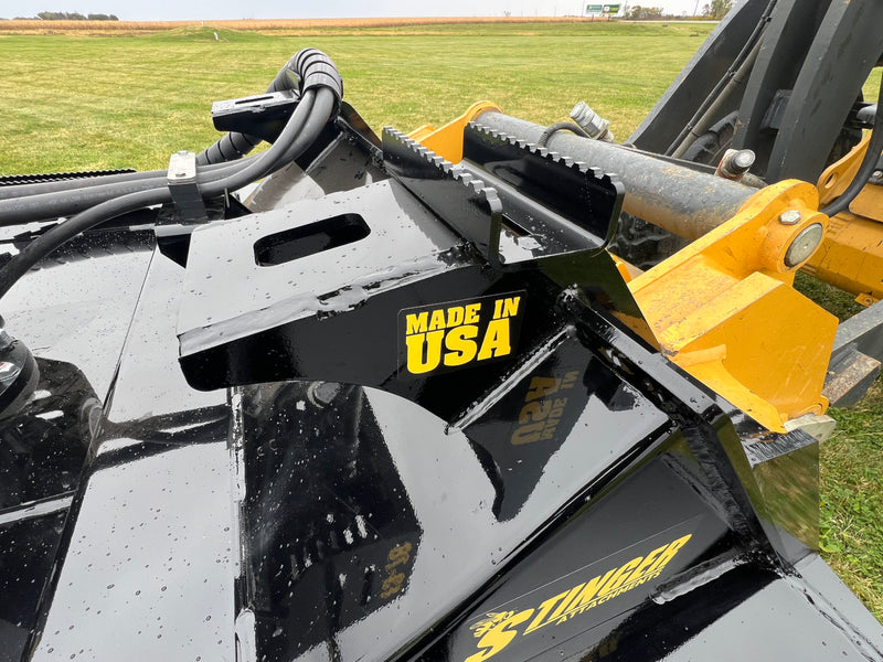 Skid Steer Brush Cutter Attachment – Heavy-Duty Vegetation Control up to 7 Inches
