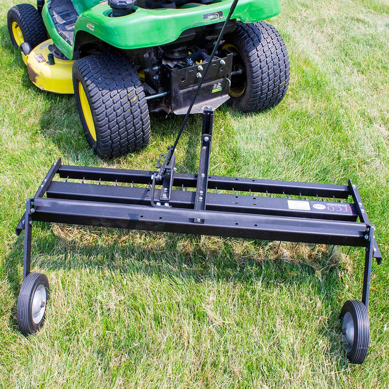 Tine Rake Dethatcher for Tractor | 60" | Tow Behind | Flex-Tine Technology | JRCO