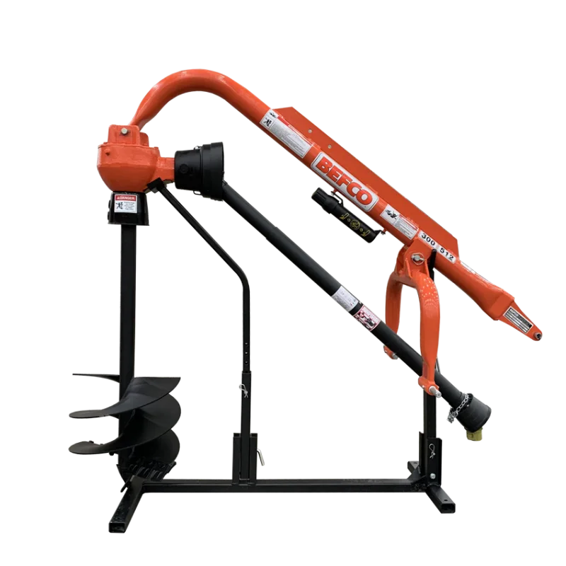 BEFCO MOLE post hole digger with heavy-duty auger, designed for efficient digging in tough soil conditions.