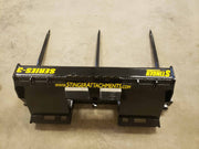 Bale Spears Skid Steer Attachment