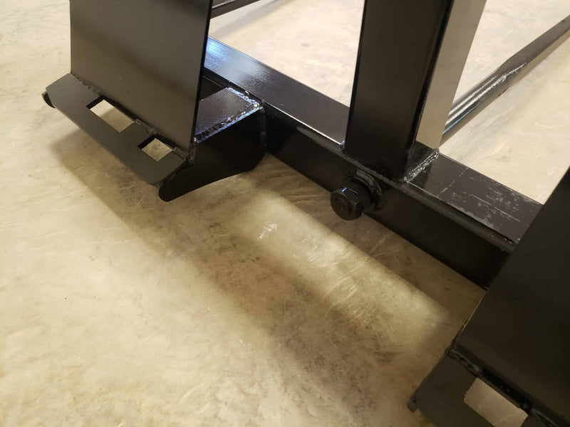 Bale Spears Skid Steer Attachment