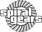Close-up of spiral gears used in BEFCO CYCLONE SUPER-FLEX mower, enhancing power transmission and durability.