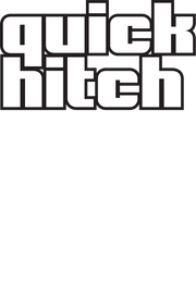 Quick hitch compatible logo in bold white text, highlighting compatibility with BEFCO core aerators.