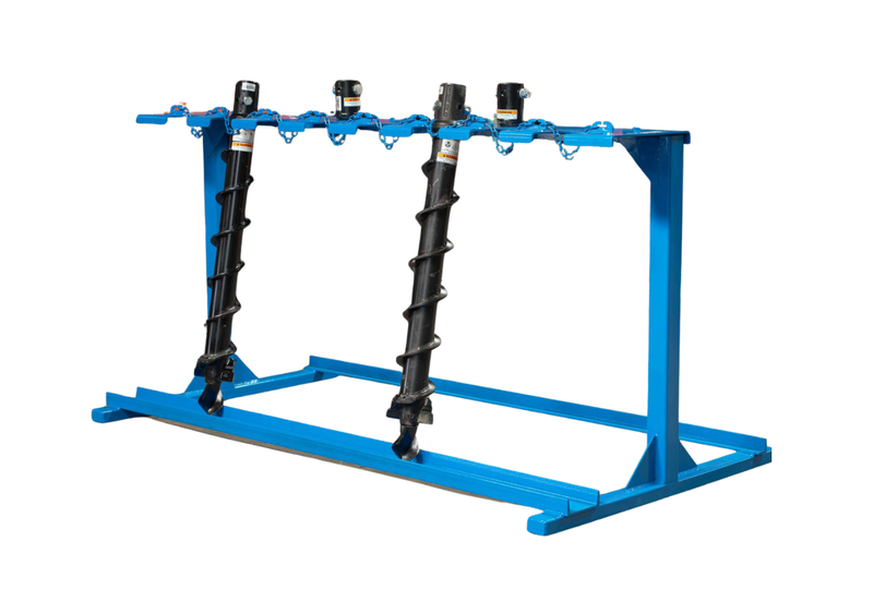Auger Rack for Skid Steer | Heavy-Gauge Steel | Star Industries