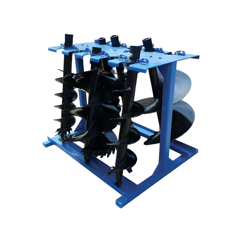 Auger Rack for Skid Steer | Heavy-Gauge Steel | Star Industries