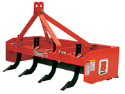 BEFCO BBS box blade with three-point hitch, designed for compact and utility tractors.