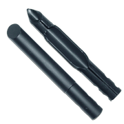 Solid spike and hollow spoon options for BEFCO core aerator, offering flexibility for different soil conditions.