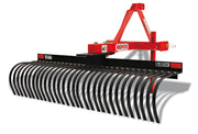 BEFCO BLR C60 Landscape Rake in red, highlighting durable construction and tine configuration.
