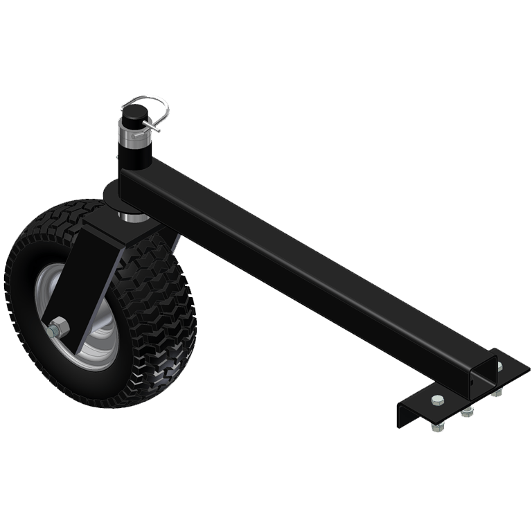 BEFCO Gauge Wheel with pneumatic tire, designed for consistent grading depth on uneven terrain.