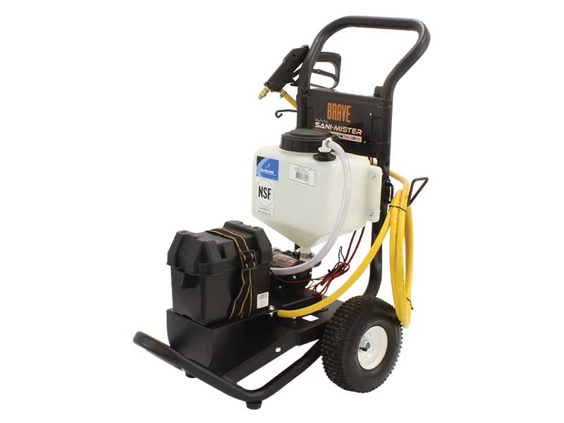 Sani-Mister for Professional Sanitizing | 2.5 Gallon Tank | 150 PSI | Brave