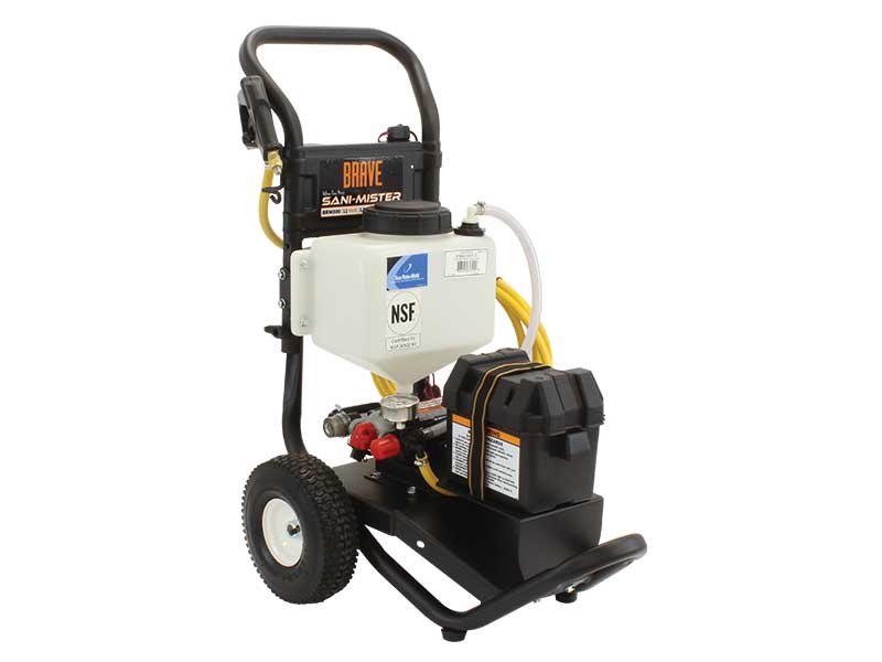 Sani-Mister for Professional Sanitizing | 2.5 Gallon Tank | 150 PSI | Brave