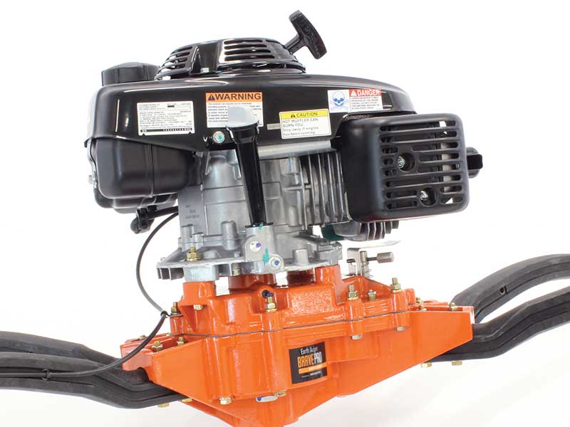 BravePro Two Man Earth Auger for Professional Digging | 2"-18" Capacity | Honda 163cc Engine | 190 ft-lbs Torque | Brave