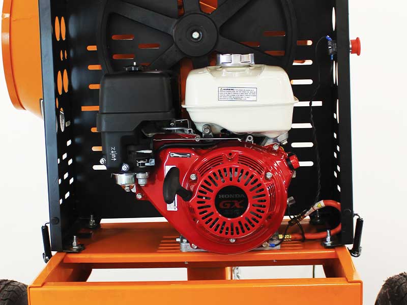 10 Cubic Foot Steel Drum Concrete Mixer for Construction | Honda GX270 Engine | Cast Iron Ring Gear | Brave