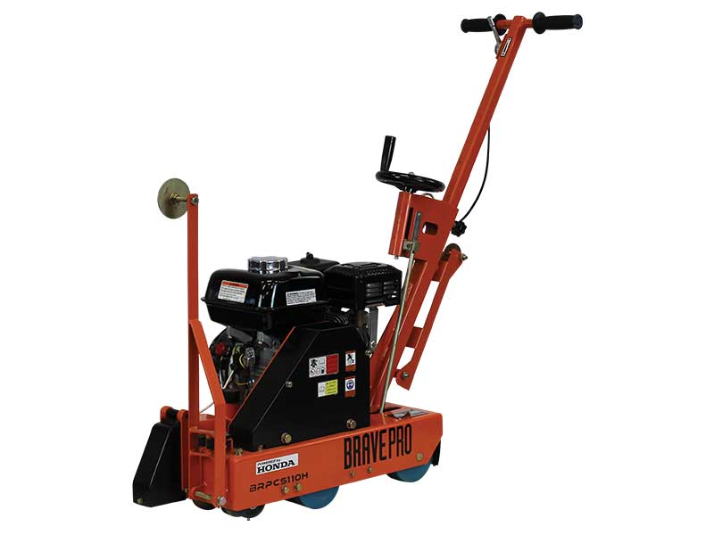 BravePro Green Concrete Saw for Professional Cutting | 10" Blade | 3.25" Cut Depth | Brave