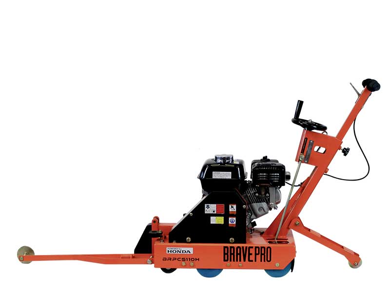 BravePro Green Concrete Saw for Professional Cutting | 10" Blade | 3.25" Cut Depth | Brave