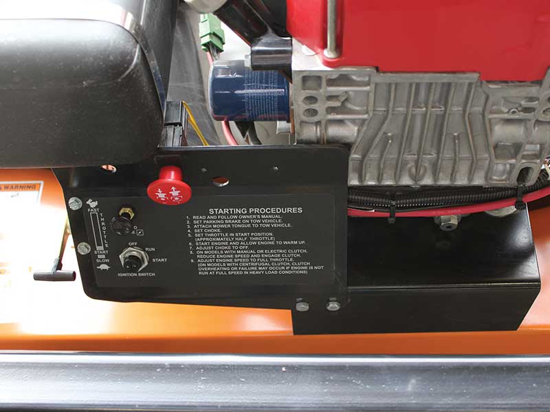 BravePro 60" Finish Cut Mower for ATV/UTV | 20.8 HP Honda Engine | Electric Start | Brave