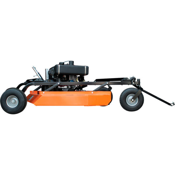 BravePro 44 Inch Rough Cut Tow Behind Trail Cutter for ATV UTV | 23HP Honda Engine | 2.5" Cutting Capacity | Brave