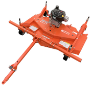 Top view of BEFCO CYCLONE C30-CE5H mower showcasing the robust 10-gauge steel deck and three-point hitch.