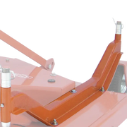 BEFCO CYCLONE C30 reinforced stamped steel wheel arm, designed for stability and even load distribution.
