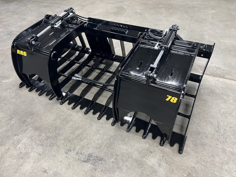 Skid Steer Root & Rock Grapple (RRG) from Stinger Attachments