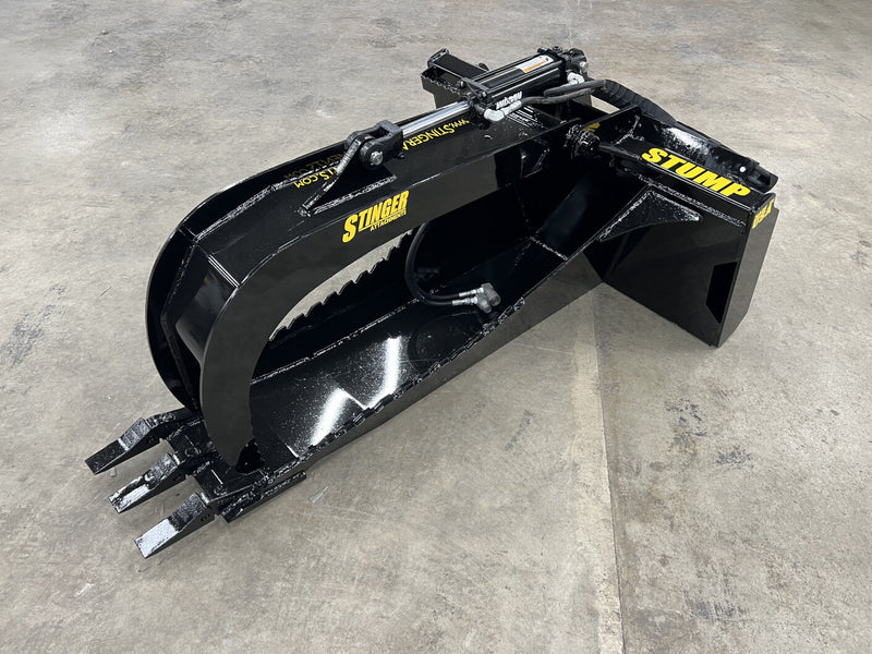 Skid Steer Stump Grapple (STG) from Stinger Attachments
