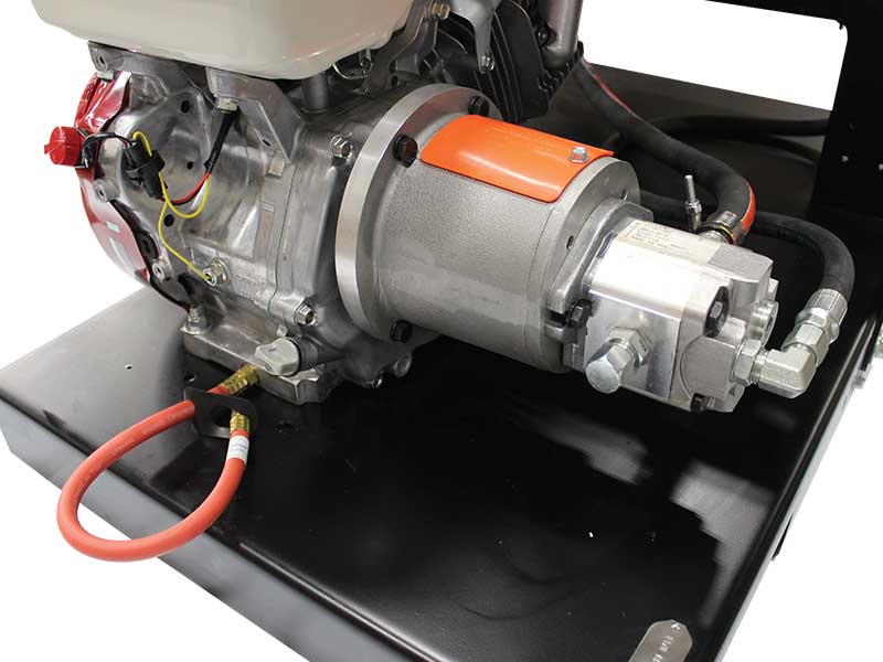 BravePro Hydra Buddy Electric Start Honda Skid-Mount Hydraulic Power Pack for Skid Steer | 5 GPM | 3000 PSI | Brave