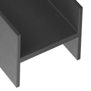 Detailed view of the heavy-duty I-beam frame of the BEFCO BPL HD Soil Pulverizer, showcasing durability.