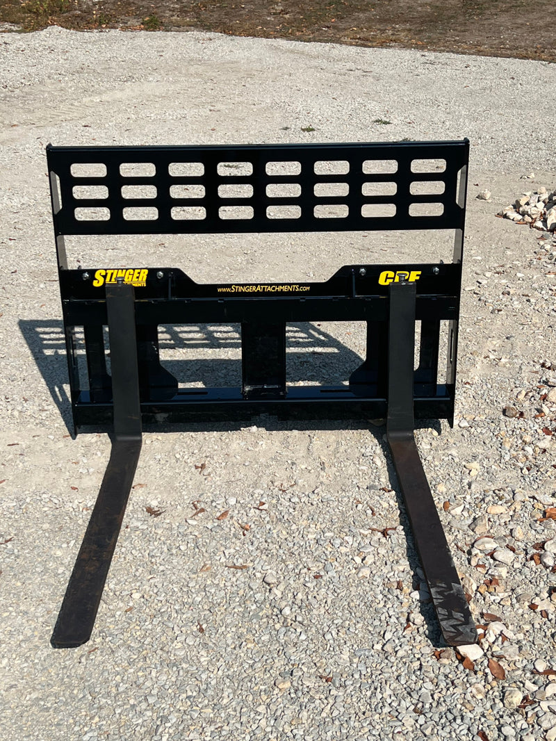 Compact Pallet Fork (PF) from Stinger Attachments