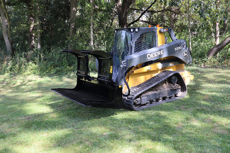 Open Sides Rock Grapple Bucket (ROG) from Stinger Attachments