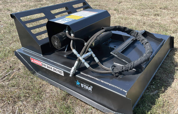 Brush Cutter for Mini Skid Steer | 44" | Heavy-Duty | All-Terrain | Star Industries