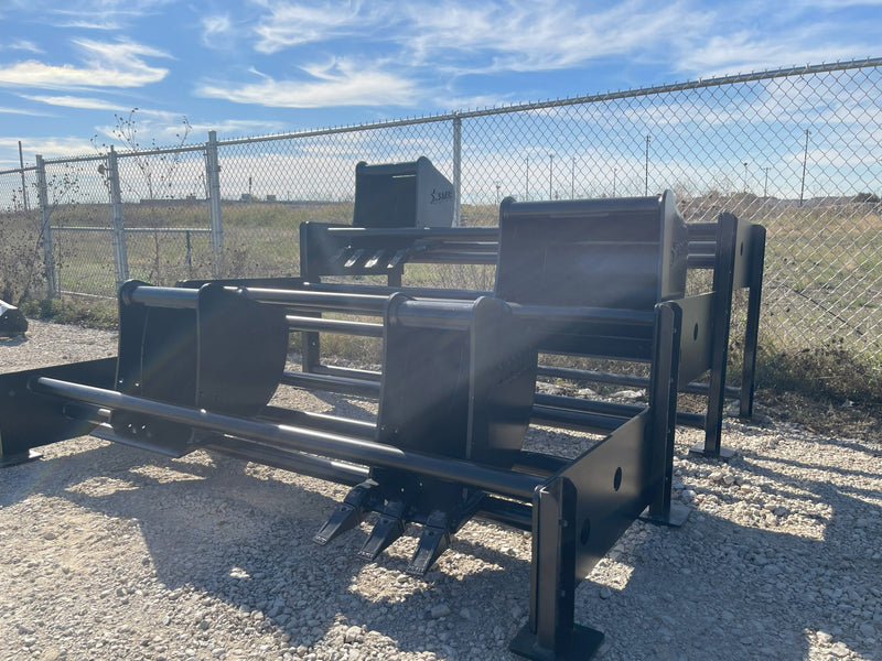 Excavator Bucket Rack | Heavy-Duty Steel | Multi-Capacity Storage | Star Industries