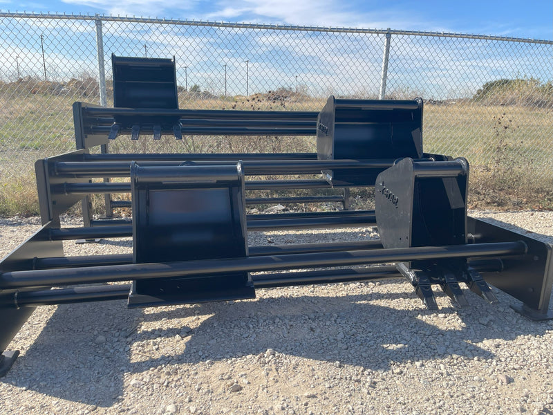 Excavator Bucket Rack | Heavy-Duty Steel | Multi-Capacity Storage | Star Industries