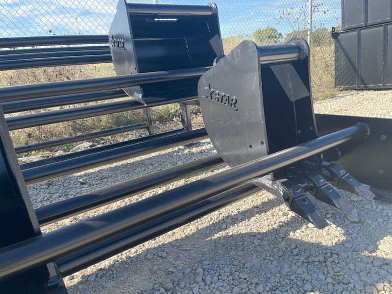 Excavator Bucket Rack | Heavy-Duty Steel | Multi-Capacity Storage | Star Industries